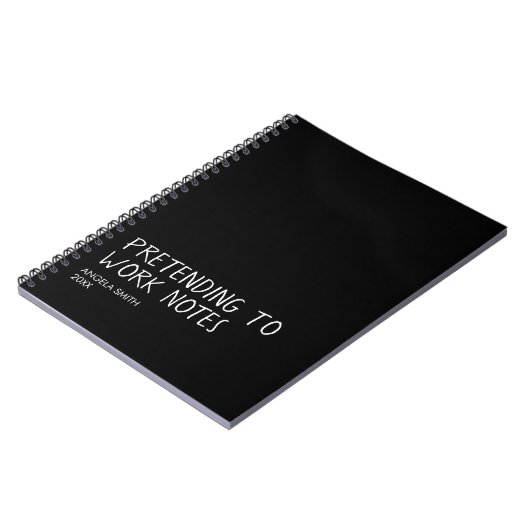 Funny Office Notebook, Pretending to Work Notes  ノートブック (左側)