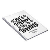 Funny Office Quote ノートブック (右側)