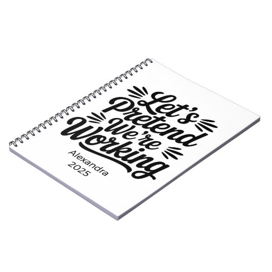 Funny Office Quote ノートブック (左側)