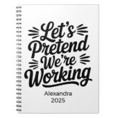 Funny Office Quote ノートブック (正面)