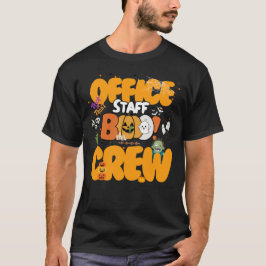 Funny Office Staff Boo! Crew Halloween Party Tシャツ