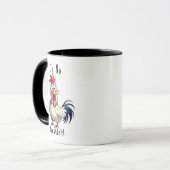   Funny "Oh No You Don't" Meme Mug, Angry Rooster マグカップ (正面左)
