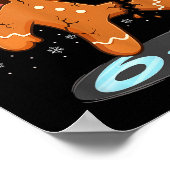 Funny Oh Snap 67 Gingerbread Man Meme 6 7 Christma ポスター (角)