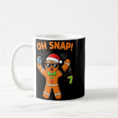 Funny Oh Snap 67 Six Seven Meme Gingerbread Men Wo コーヒーマグカップ (左)