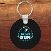 Funny Oh What Fun It Is To Run Cross Country Chris キーホルダー (正面)