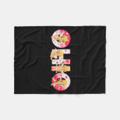 Funny Ohio Cud Midwestern Party O-h-i-o In Valenti フリースブランケット (正面(横))