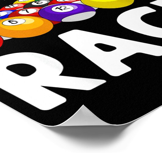 Funny Ol Design For Men Women Billiards Lover Ol P ポスター (角)