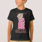 Funny Old Age Lady Needs New Body Transplant Sarca Tシャツ (正面)