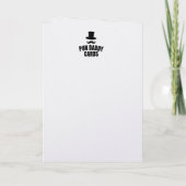 Funny Old Fashion Holiday Cocktail Christmas  カード (裏面)