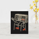 Funny Old Gamer Gaming Retro 80s 90s Retro Video G カード (黄色い花)