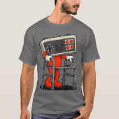 Funny Old Gamer Gaming Retro 80s 90s Video Game Lo Tシャツ (正面)