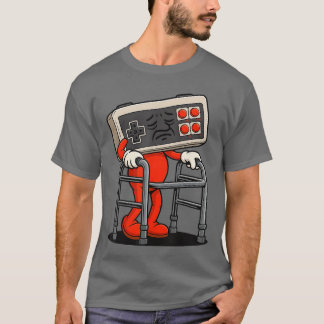 Funny Old Gamer Gaming Retro 80s 90s Video Game Lo Tシャツ