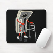 Funny Old Gamer Gaming Retro 80s 90s Video Game Ol マウスパッド (マウス)