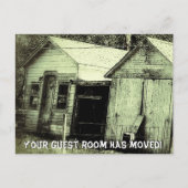 Funny Old Hillbilly House Redneck We Are Moving  案内ポストカード (正面)