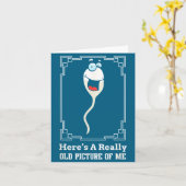 Funny Old Man Birthday Gag For Men Over 60  カード (黄色い花)