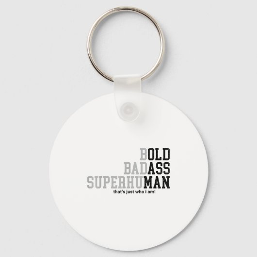 Funny Old Man Saying Gag Dad Grandpa Husband Fathe キーホルダー (正面)