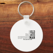 Funny Old Man Saying Gag Dad Grandpa Husband Fathe キーホルダー (正面)