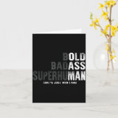 Funny Old Man Saying Gag Gift Birthday For Dad Fat カード (黄色い花)