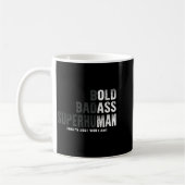 Funny Old Man Saying Gag Gift Birthday For Dad Fat コーヒーマグカップ (左)