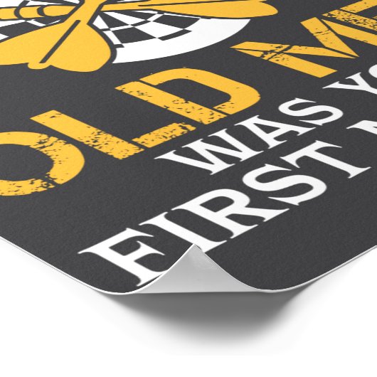 Funny Old Men Who Loves Darting  ポスター (角)