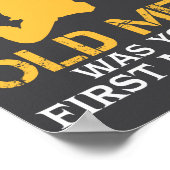 Funny Old Men Who Loves Skydiving  ポスター (角)