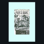 Funny Old Toothbrush Ad :Pigs & Toothbrushes ポスター<br><div class="desc">Funny Vintage Dental Care Ad :Pigs and Toothbrushes</div>