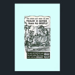 Funny Old Toothbrush Ad :Pigs & Toothbrushes ポスター<br><div class="desc">Funny Vintage Dental Care Ad :Pigs and Toothbrushes</div>