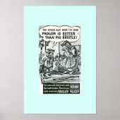 Funny Old Toothbrush Ad :Pigs & Toothbrushes ポスター (正面)