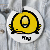 Funny One-Eyed Cartoon “Meh” 缶バッジ (インサイチュ)