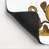 Funny Onion Rings Baseball Base Infield Glove Soft マウスパッド (コーナー)