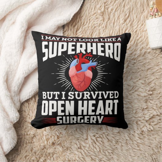 Funny Open Heart Surgery Recovery クッション (ブランケット)