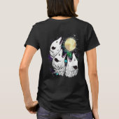 Funny Opossum Moon Cute Screaming Possum Shirt  Tシャツ (裏面)