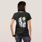 Funny Opossum Moon Cute Screaming Possum Shirt  Tシャツ (裏面フル)