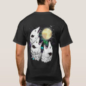 Funny Opossum Moon Cute Screaming Possum Shirt Tシャツ (裏面)
