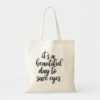 Funny Optometrist Slogan Tote Bag トートバッグ