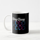 Funny Optometry Eyegles Stay Gly Optometrist Optic コーヒーマグカップ (左)
