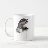 Funny Otter - Just Anotter Day For Otter Lover コーヒーマグカップ (左)