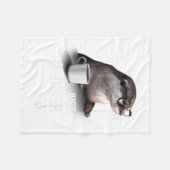 Funny Otter - Just Anotter Day For Otter Lover  フリースブランケット (正面(横))