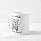 Funny Otter Nap Time Mug - Viral Mindset Coffee Cu コーヒーマグカップ (正面左)