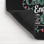 Funny Our First Christmas Engaged 2025 Couples Paj マウスパッド (コーナー)