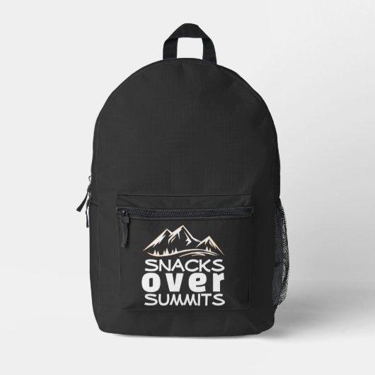 Funny Outdoor Hiking Backpack Gift プリントバックパック (正面)