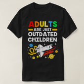 Funny Outer Space Science Teacher Solar System Adu Tシャツ (デザイン正面)