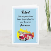 Funny Over the Hill Personalized Greeting Card カード (正面)