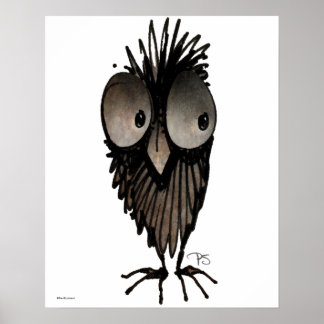 Funny Owl ポスター