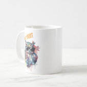 Funny Owl Mug - I'm A Hoot Custom Coffee Cup コーヒーマグカップ (正面左)