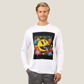 Funny Pac-Man T-Shirt – Retro Arcade Gaming Tee トライブレンドＴシャツ (正面全体)