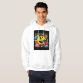 Funny Pac-Man T-Shirt – Retro Arcade Gaming Tee パーカ (正面フル)