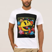 Funny Pac-Man T-Shirt – Retro Arcade Gaming Tee Tシャツ (正面)