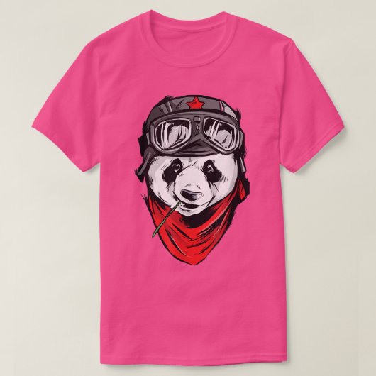 Funny Panda Design For Bear Lovers  Tシャツ (デザイン正面)