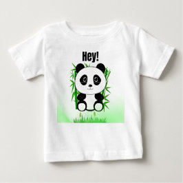 Funny Panda Lazy Panda Bear Pun Graphic ベビーTシャツ